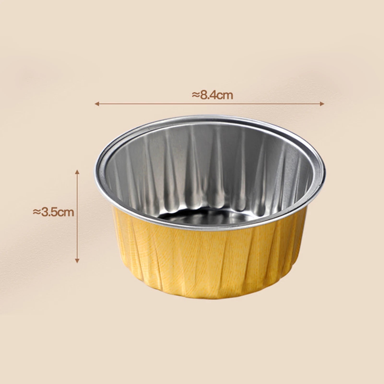 20pcs Aluminum Foil Cups High and Low Temperature Resistance Cup for Party Camping Cooking Peaceful Pleasures Health and Wellness