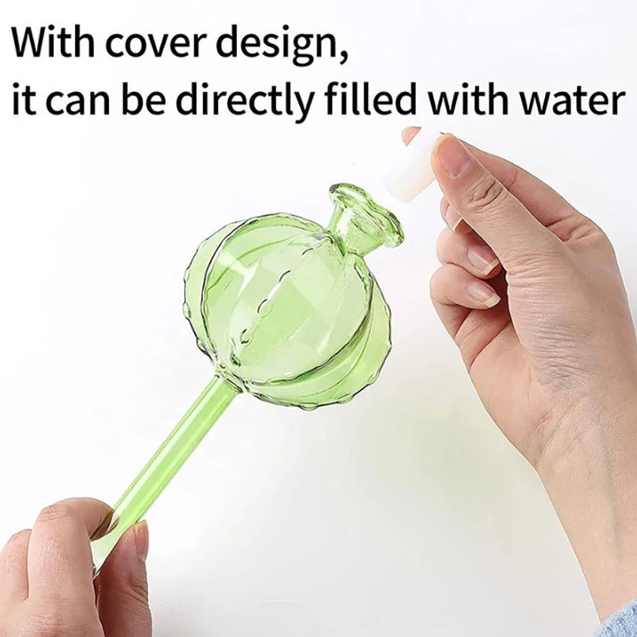 4-Pack Plant Watering Globes – Plastic Self-Watering Bulbs for Automatic Irrigation of Indoor & Outdoor Potted Plants