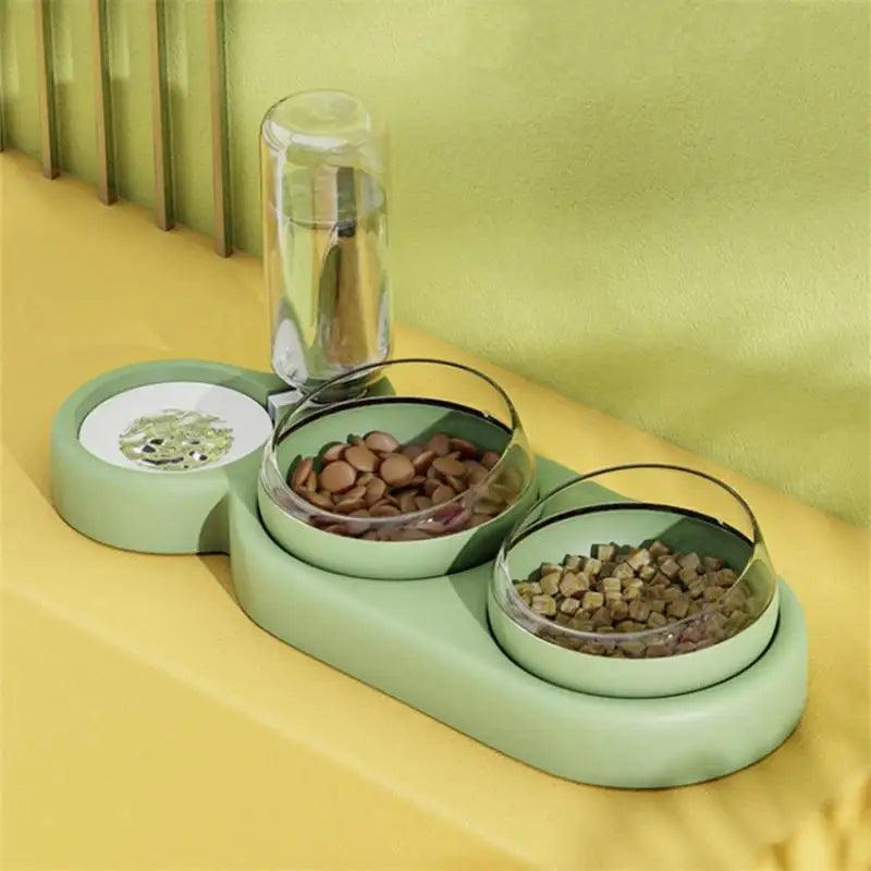 Pet Automatic Feeders 3 Bowl Water Dispenser Large-diameter Dog Basin