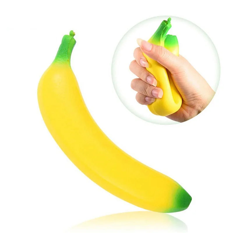 Giant Banana Squishy Toy – Slow Rising Stress Relief Fidget