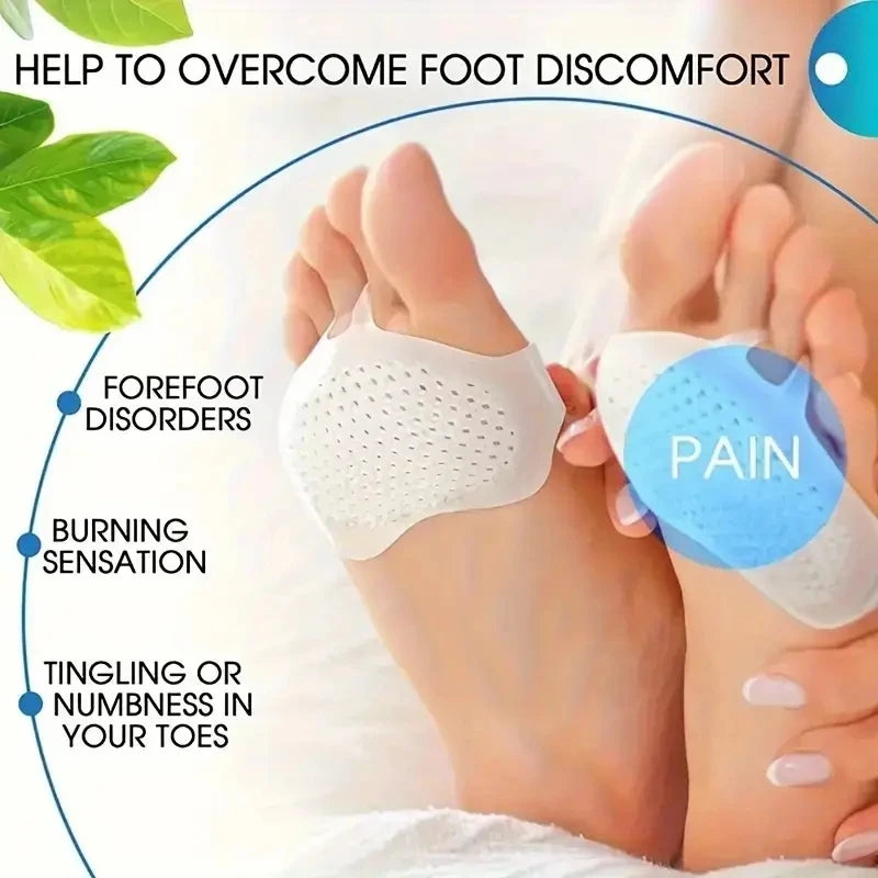 Silicone Honeycomb Forefoot Insoles for Women | High Heel Pads