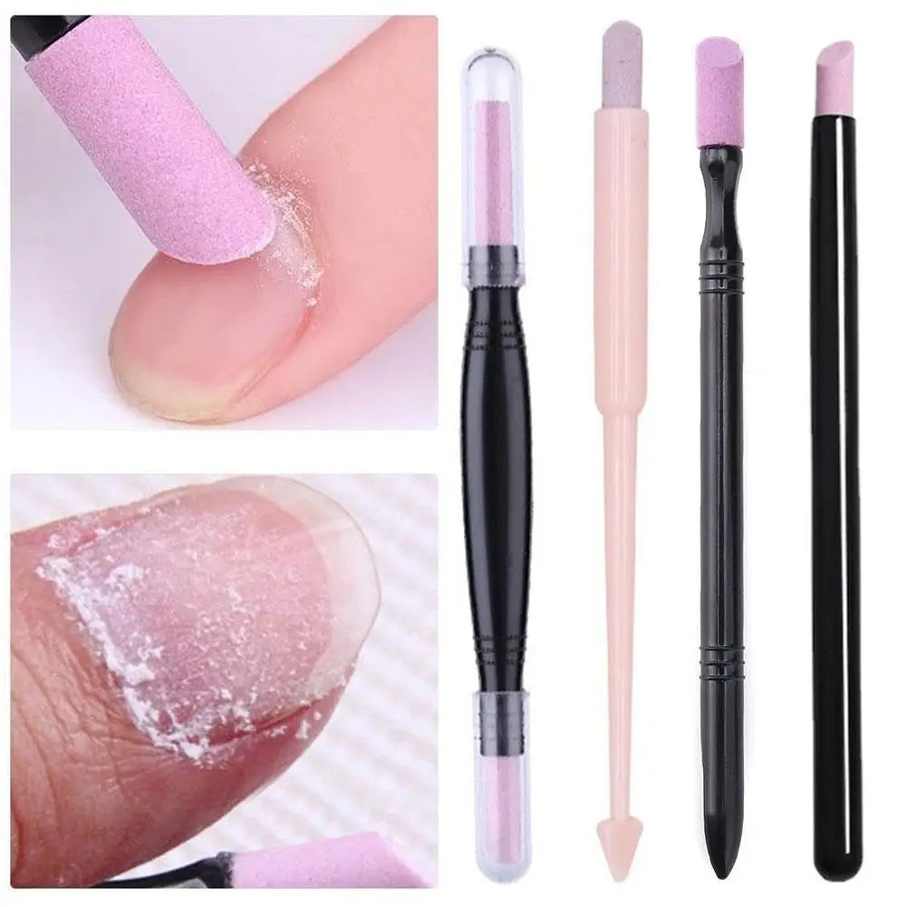 Quartz Stone Cuticle Remover Scrub Pen | Nail Manicure Tool