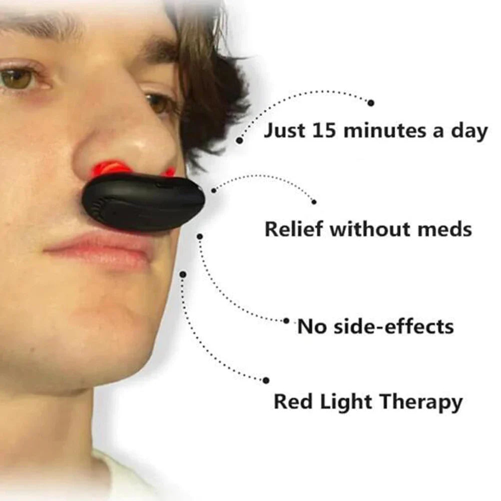 Cordless Red Light Nasal Therapy Device – Portable Massager