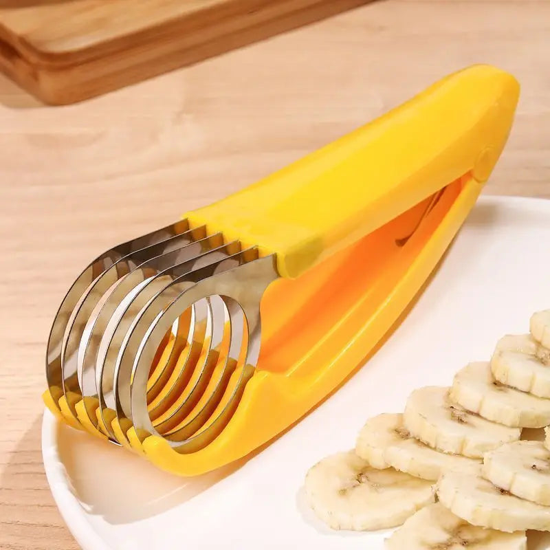 Slicer banana ham fruit ultra-thin manual creative multi-functional cutter melon cutting artifact kitchen special tool Peaceful Pleasures Health and Wellness 1pc