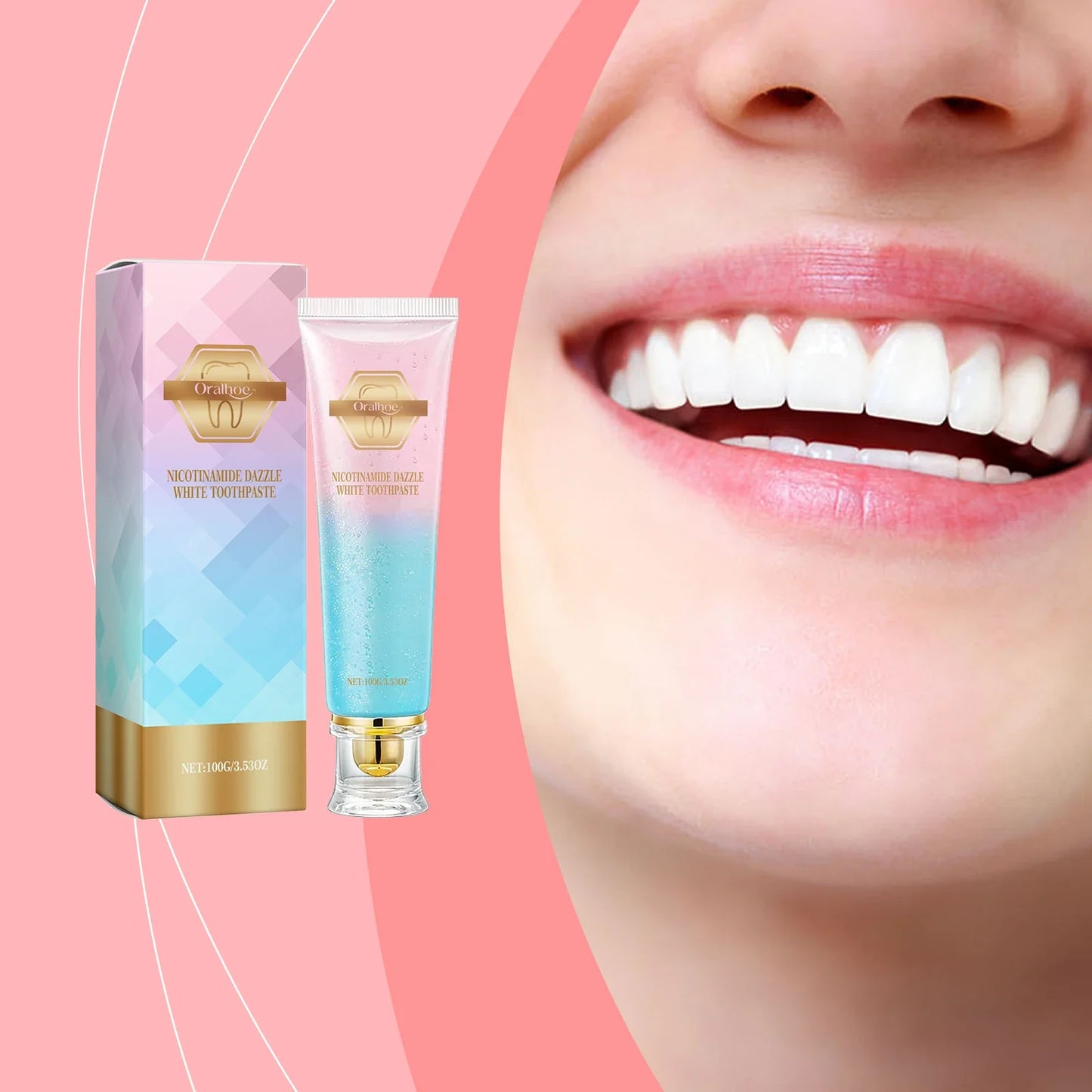Oralhoe Niacinamide Whitening Toothpaste – Brighten & Freshen