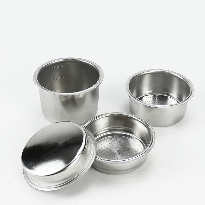 Espresso Filter Basket 51mm 58mm – 1/2/4 Cup Replacement