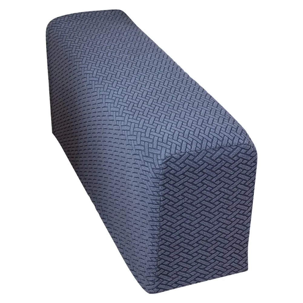 Sofa Arm Covers – Washable Checkered Armrest Slipcovers with Anti-Slip Pins | Set of 2 Peaceful Pleasures Health and Wellness Dark Gray United States