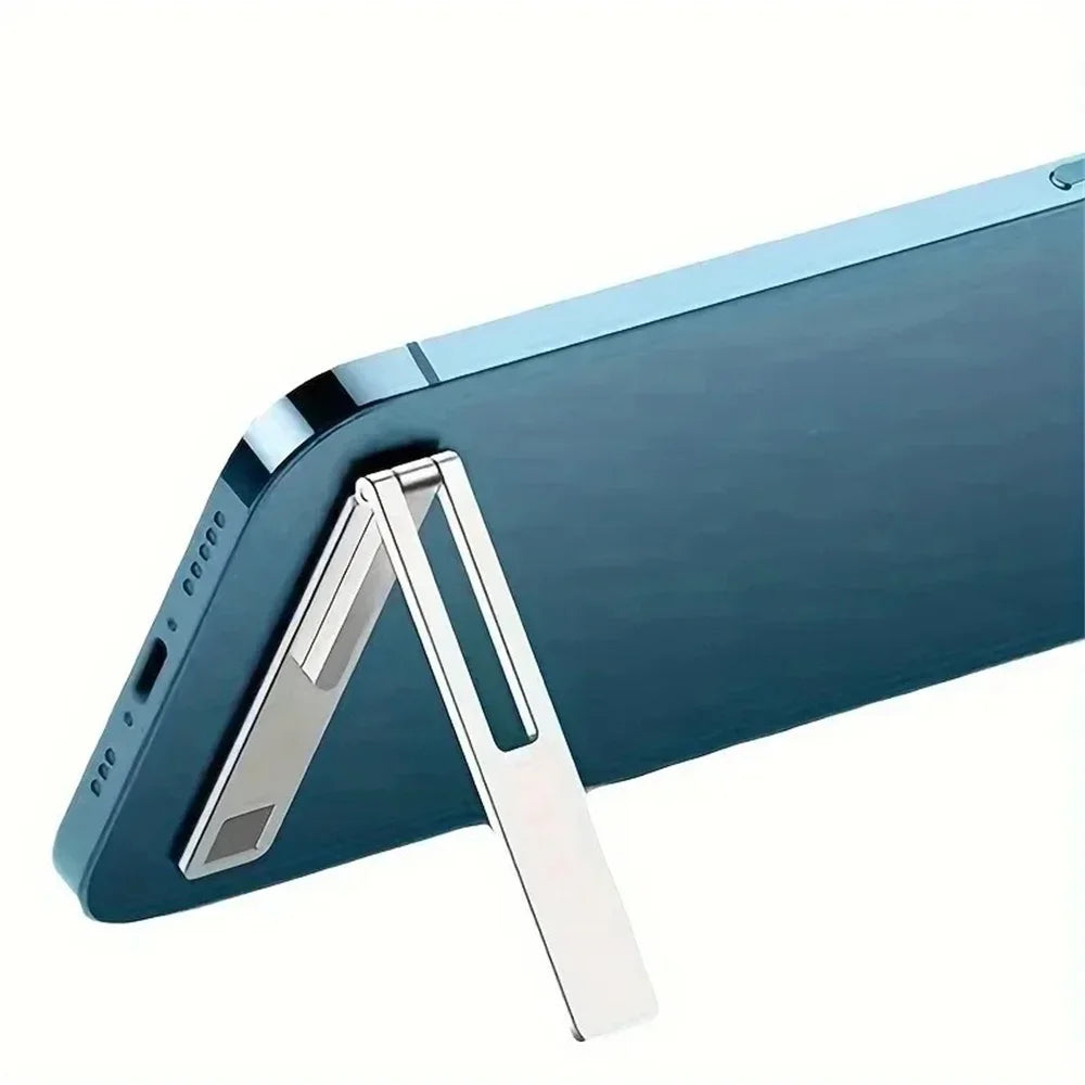 Ultra-Thin Magnetic Kickstand Phone Holder | Metal Alloy Stand