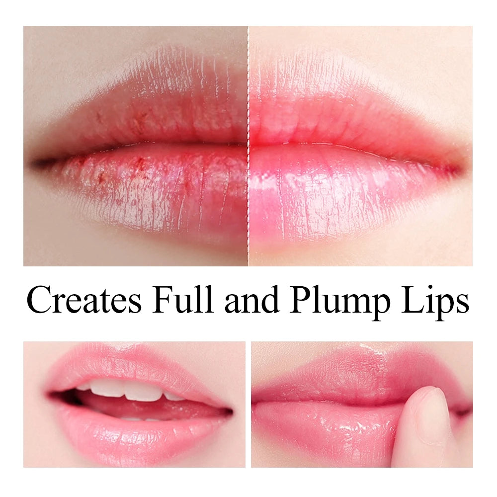 LANBENA Hyaluronic Acid Lip Balm Lip Plumper Moisturizing Reduce Fine Lines Long-lasting Hydration Protecting Dry Lip Peaceful Pleasures Health and Wellness