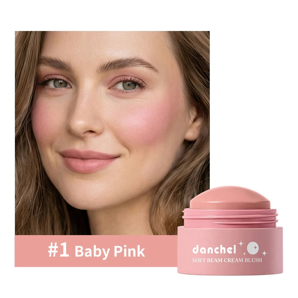 Soft Blush Balm Stick Waterproof Long Lasting Hydrating Lightweight Blendable Cream Blush Stick For Cheeks Face Cosmetics Peaceful Pleasures Health and Wellness 1 Baby Pink