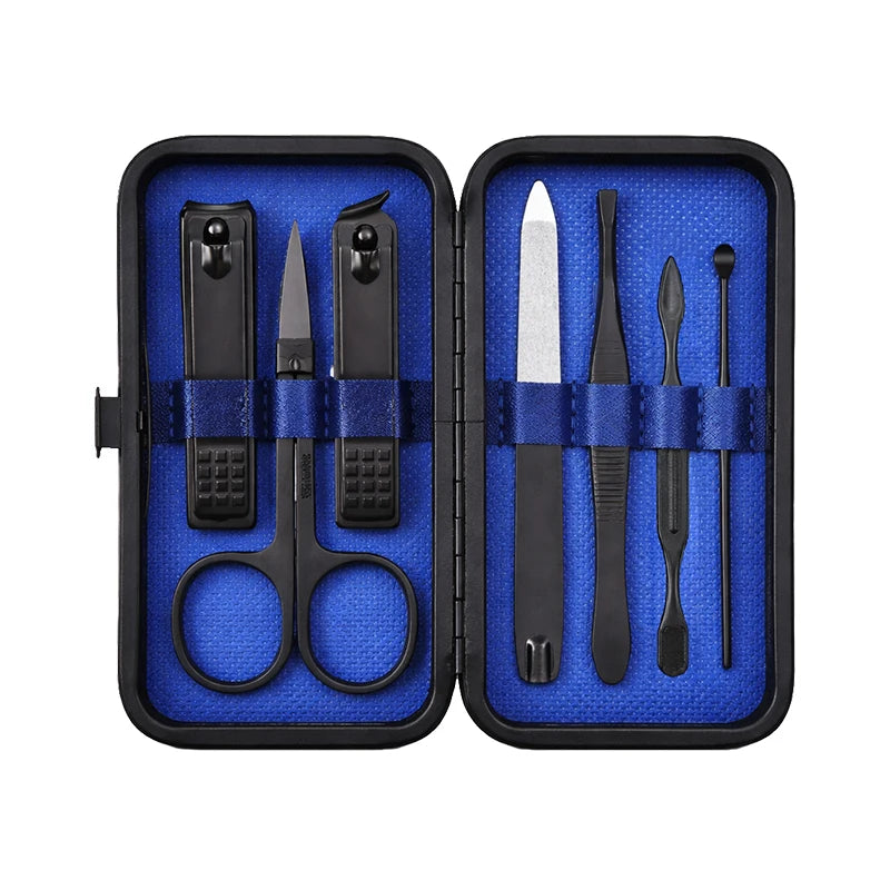 7-Piece Nail Clipper Set with Travel Case | Stainless Steel
