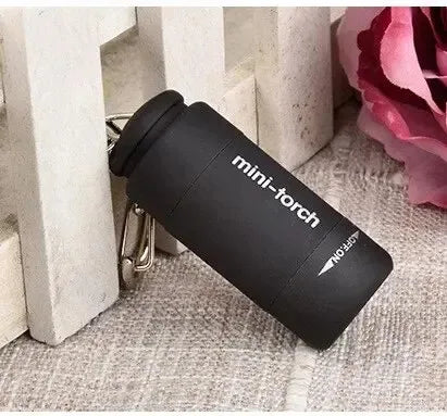 LED Micro Keychain Flashlight – USB Rechargeable & Waterproof