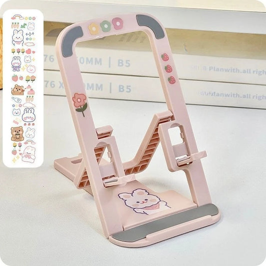 Foldable Desktop Phone & Tablet Stand | Portable Lazy Bracket Phone & Tablet Stand Peaceful Pleasures Health and Wellness