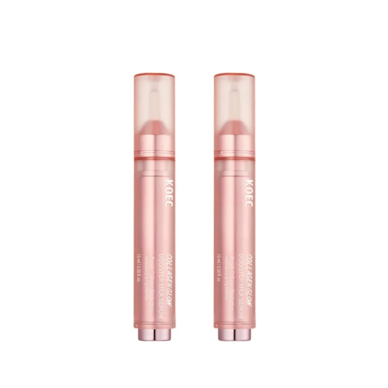 Collagen Glow Booster Milk Essence Soft Supple Skin Deep Moisturizing Lifting & Firming Skin Care Gentle Repair Collagen Essence Peaceful Pleasures Health and Wellness Milk Serum 2pcs