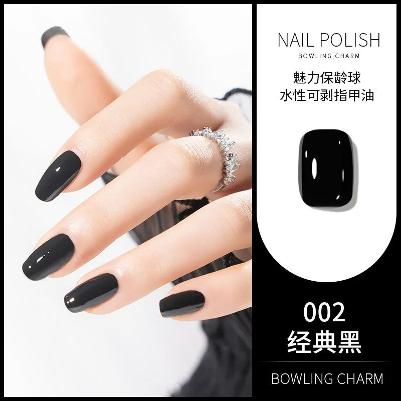 40 Colors Water-Based Nail Polish | Quick Dry No-Lamp Tearable