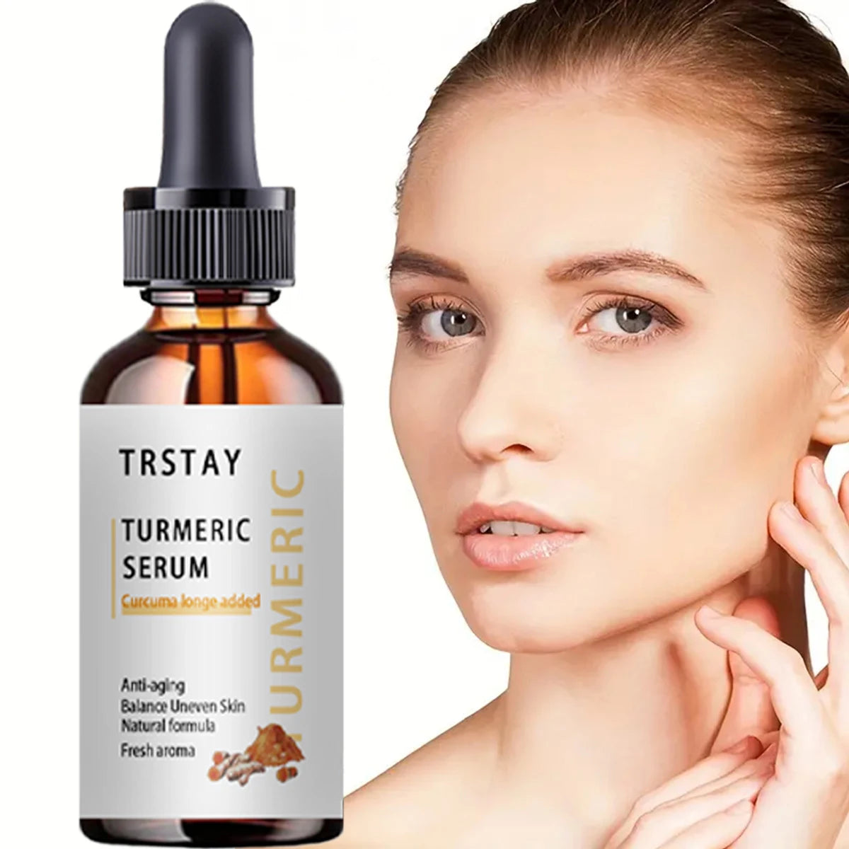Turmeric Serum Oil Face Care Oil Moisturizing Hydrating Brighten Whiten Face Serum Anti-aging Removal Pigment Melanin Face Skin Peaceful Pleasures Health and Wellness