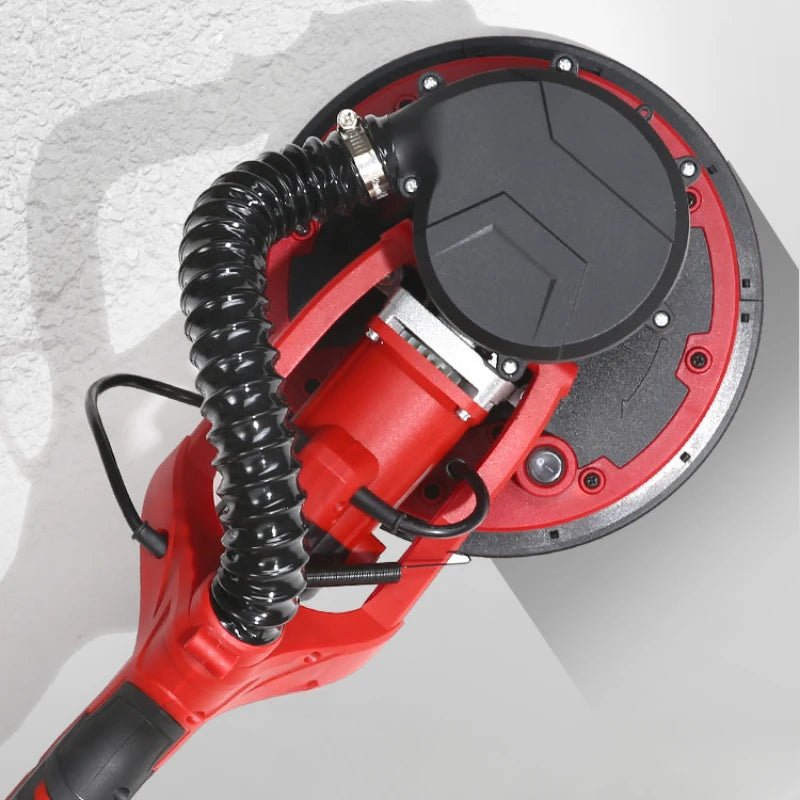 Multifunctional Wall Sander Wall Putty Grinder Sandpaper Machine Telescopic Long Pole Wall Grinding Machine with Light Peaceful Pleasures Health and Wellness