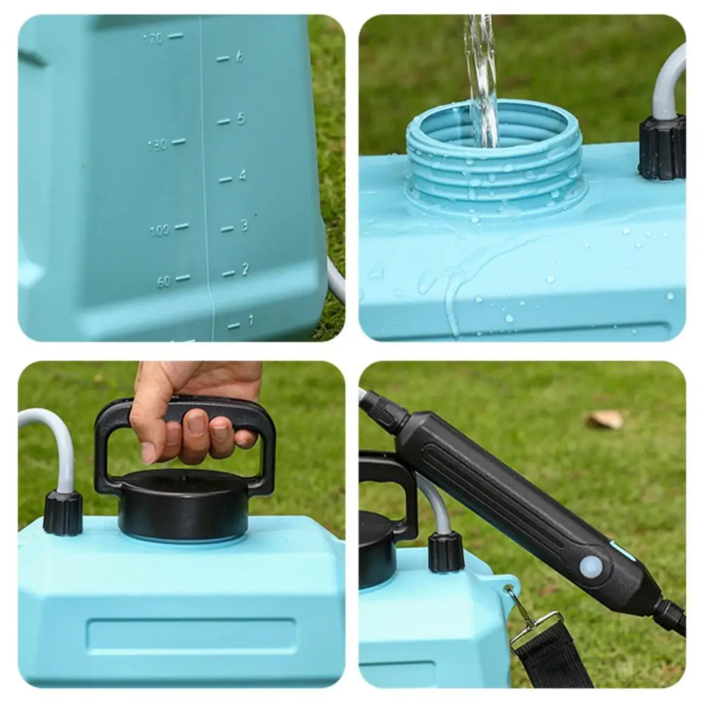 High-Pressure Agricultural Sprayer Lithium Battery 8L Backpack Pesticide Sprayer New Disinfection Irrigation Electric Sprayer Peaceful Pleasures Health and Wellness