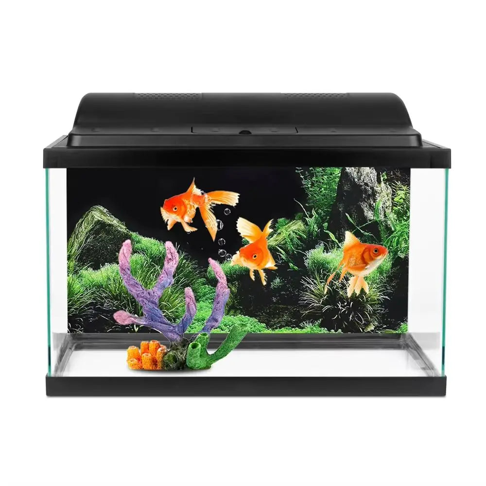 PVC Aquarium Background Sticker | Fish Tank Decor 120x41cm