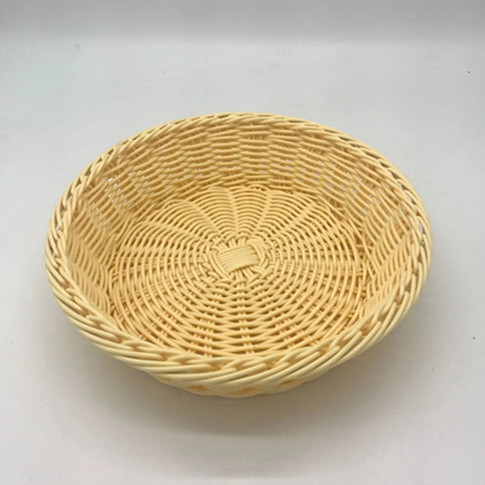 Home Kitchen Food Basket Multipurpose Woven Bread Baskets for Kitchen Dining Room Supplies Peaceful Pleasures Health and Wellness