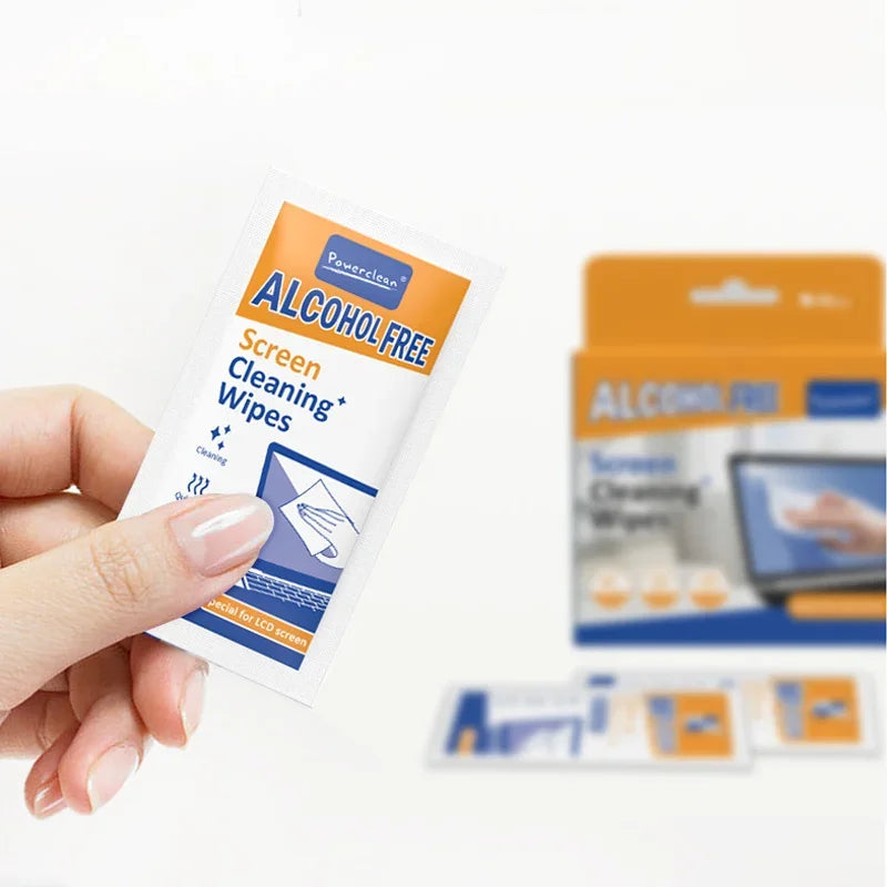 2-in-1 Dry & Wet Screen Cleaning Wipes – 30/40 Pack