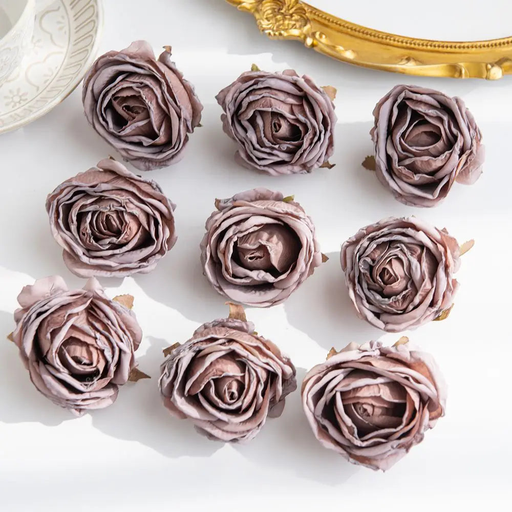 Silk Rose Artificial Flowers – Wedding, Home & Garden Decor Artificial Silk Flowers Peaceful Pleasures Health and Wellness color4 3pcs