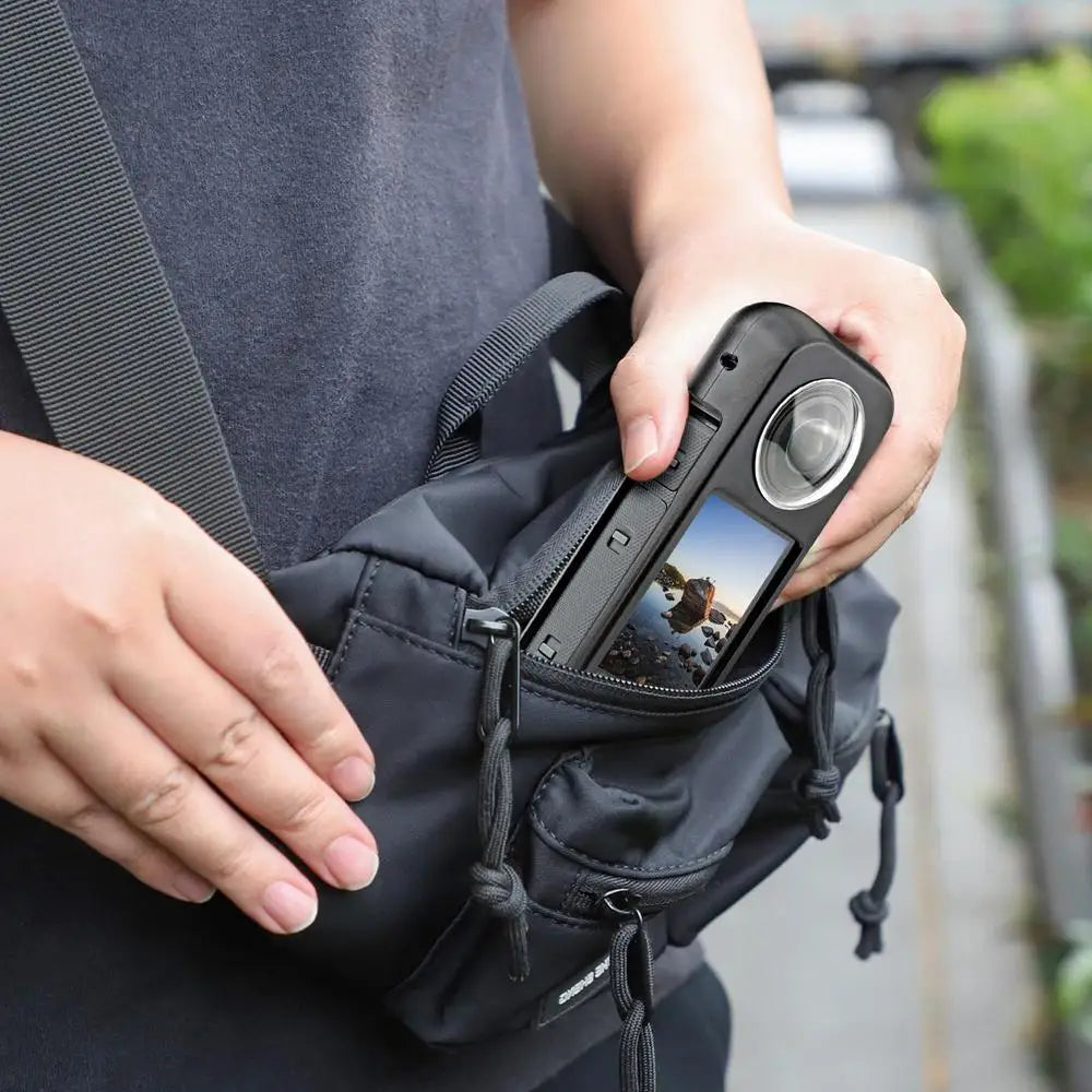For Insta 360 One X3 Metal Rabbit Cage Shockproof Protective Expansion Frame Accessories Interface Aluminum Alloy Shell Case Peaceful Pleasures Health and Wellness
