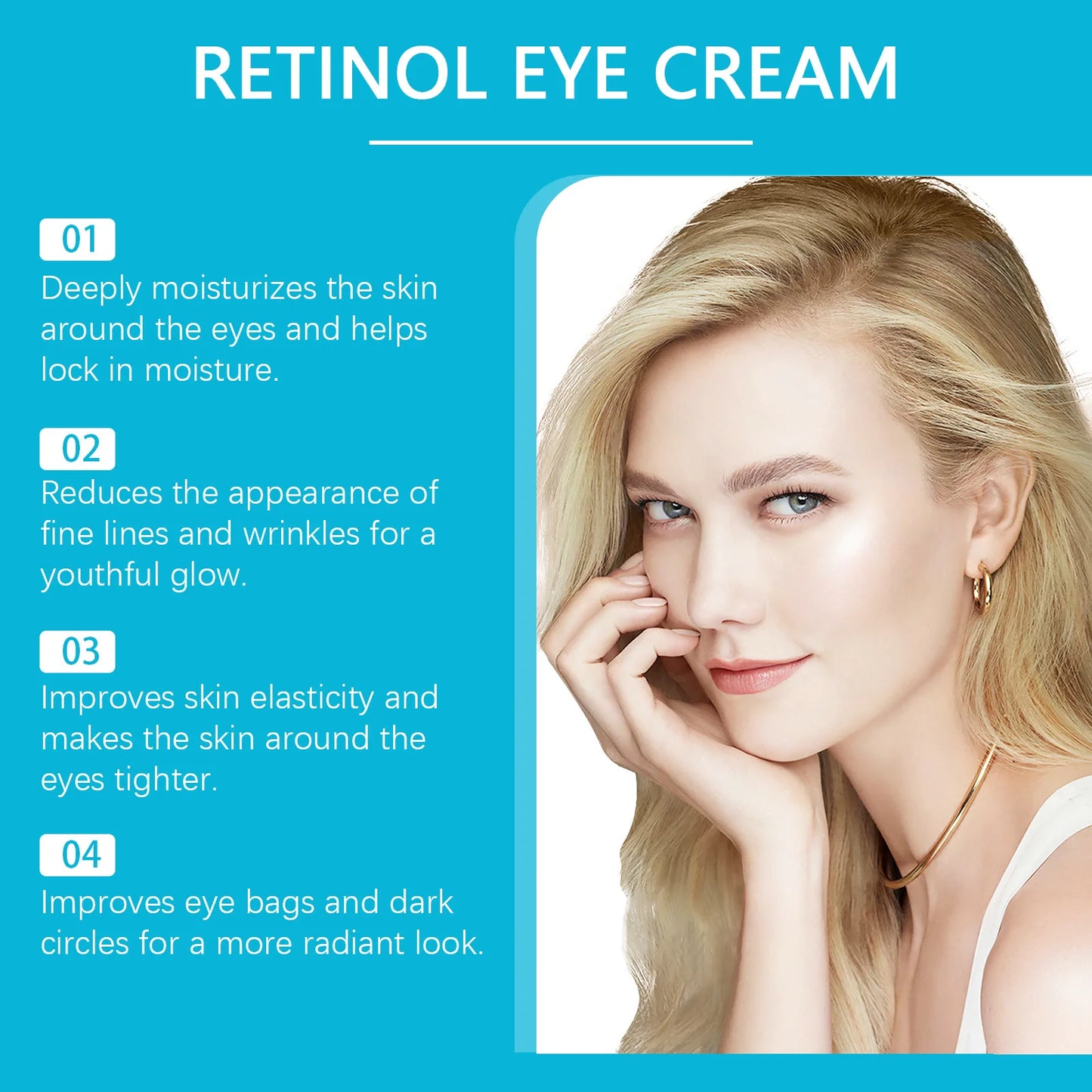 Hoygi Retinol Eye Cream 50ml – Dark Circles & Anti-Aging