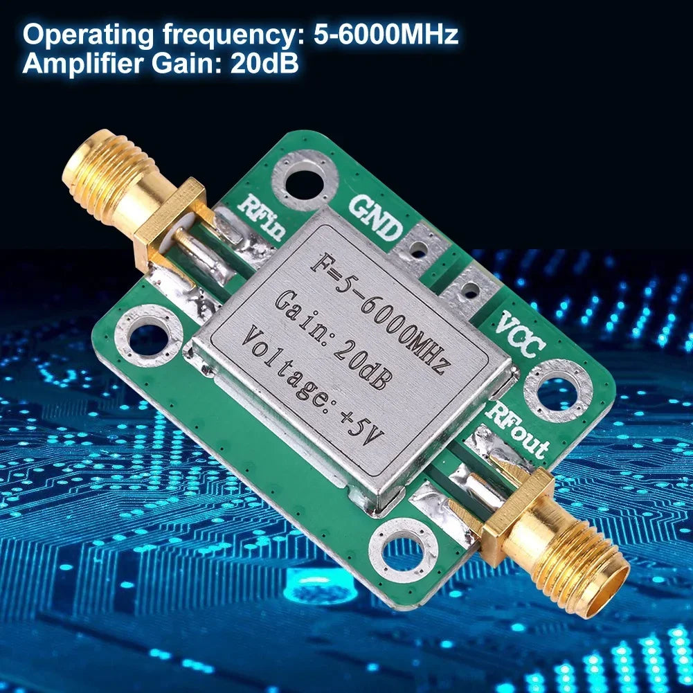 5-6000MHz Power Amplifier Gain 20dB Broadband RF VHF UHF Module
