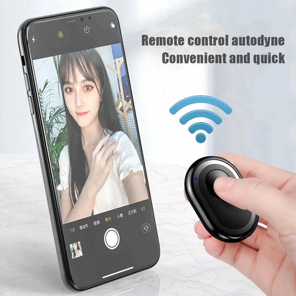 Mini Bluetooth Selfie Shutter Remote for iOS & Android