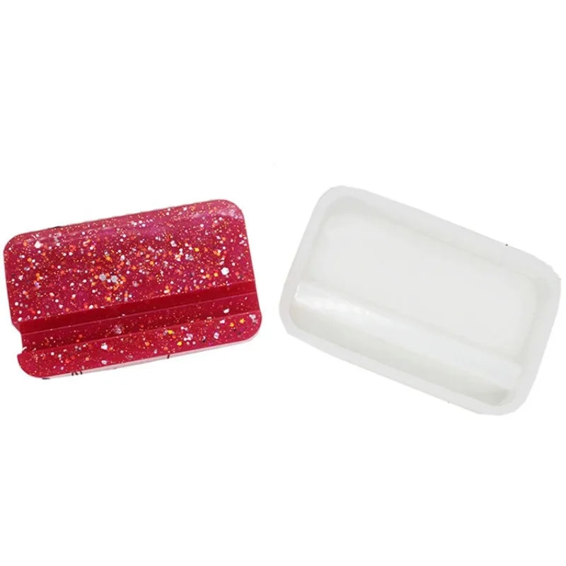 Creative Circular Square Phone Holder Silicone Mold DIY Handmade