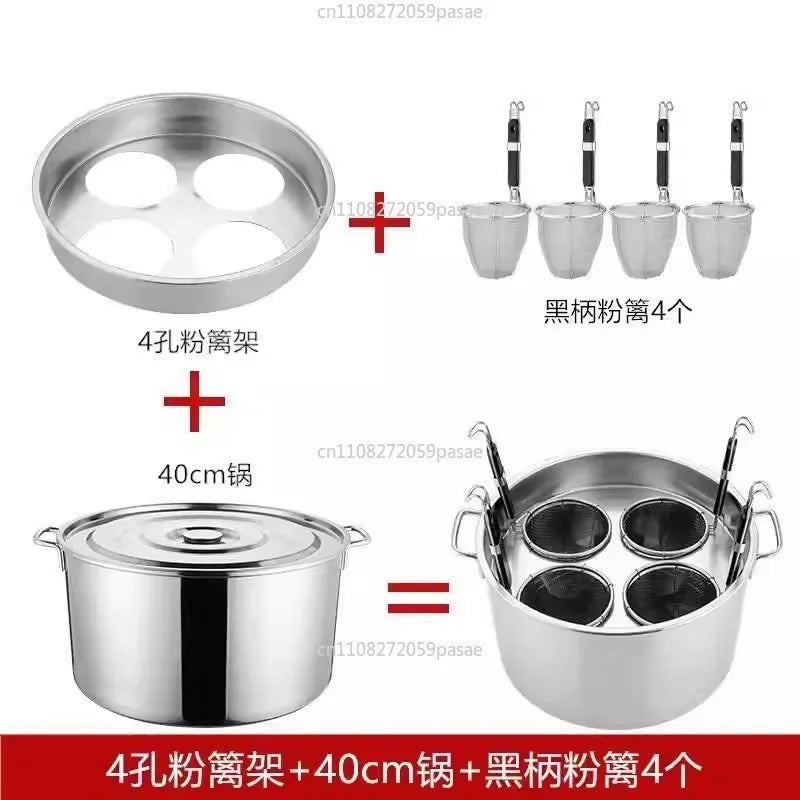 Large Stainless Steel Noodle & Soup Pot – Induction Ready