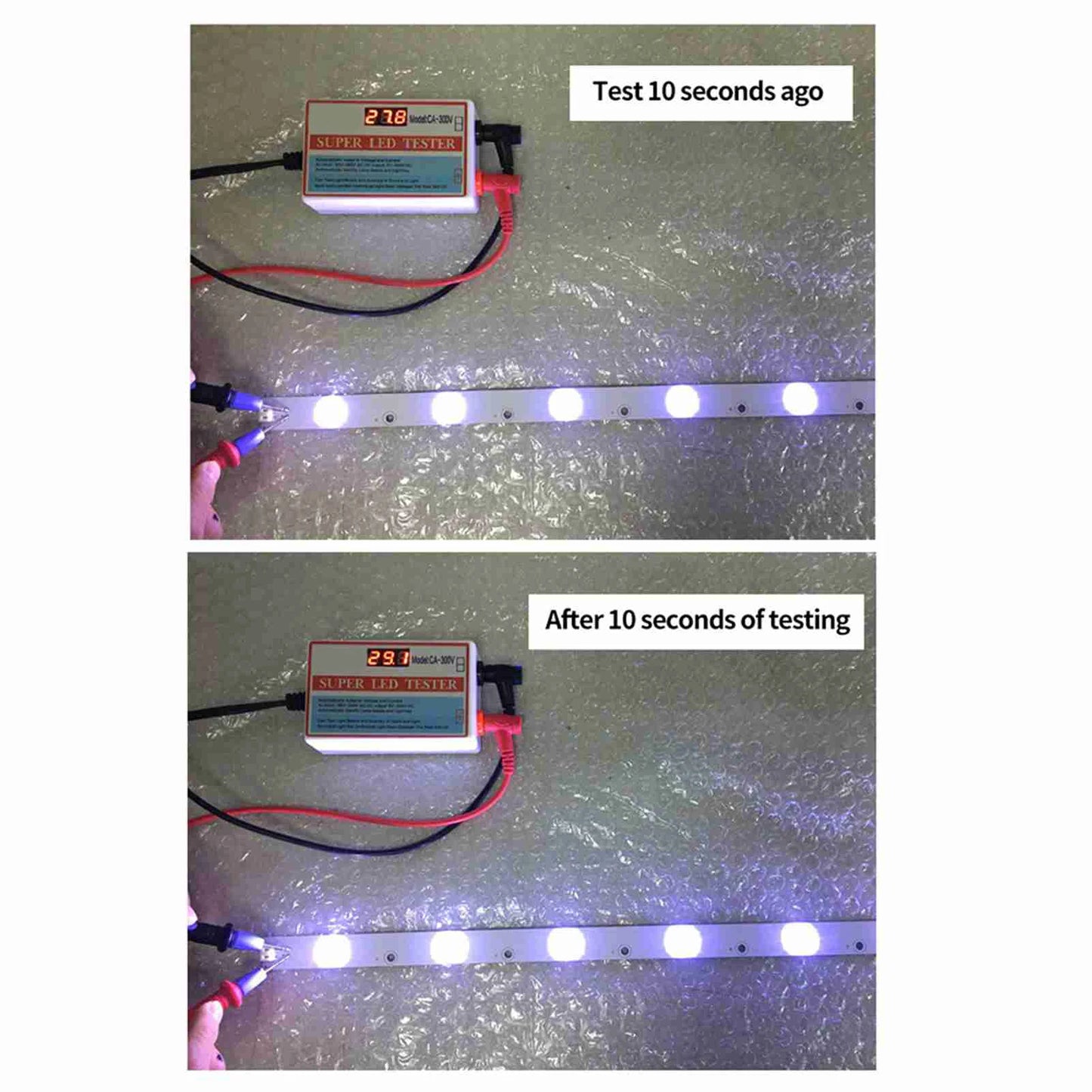 CA-300V Portable LED Lamp Beads Light Bar TV Backlight Tester LED Strips Beads Lamp Board Test Tool Capacitance Diode Voltage Peaceful Pleasures Health and Wellness