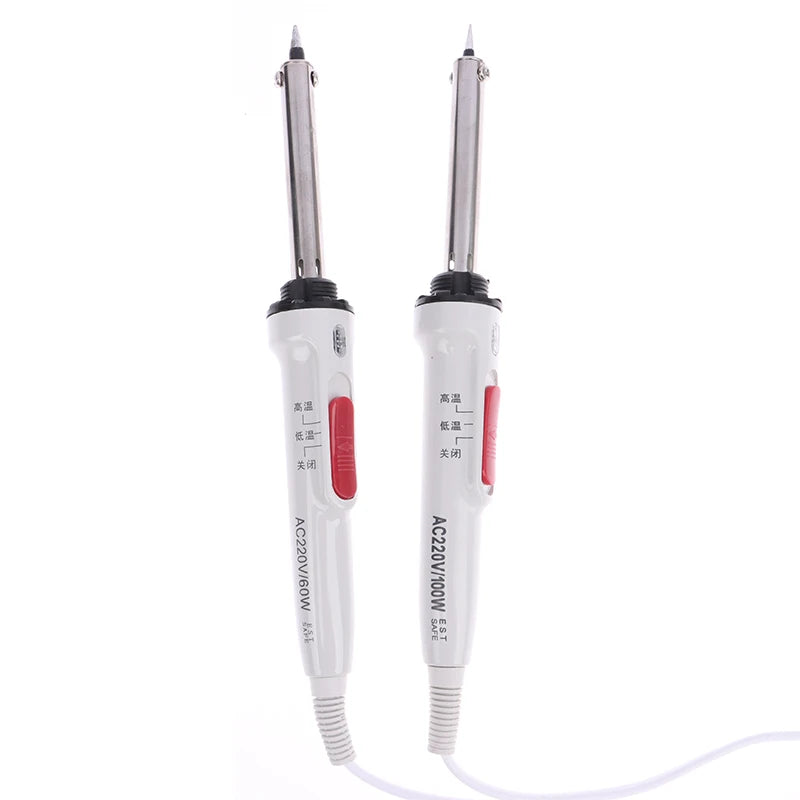 60W/100W Electric Soldering Iron Double Temperature Control With Switch Welding Pen High And Low Temperature Welding Tools Peaceful Pleasures Health and Wellness