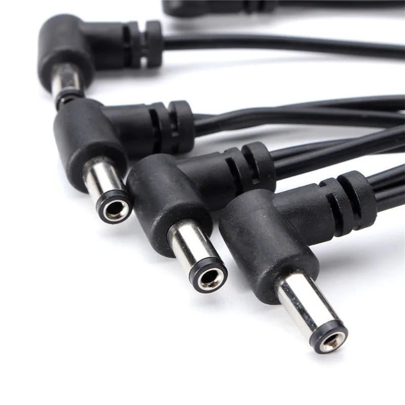 9V 2A Right Angle Plug Cord Effect Pedal Power Supply Cable Multi