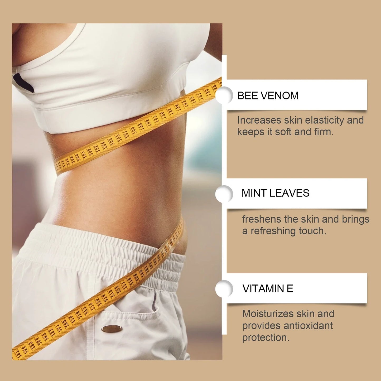 Bee Venom Sculpting Oil – Collagen & Hyaluronic Acid Cream