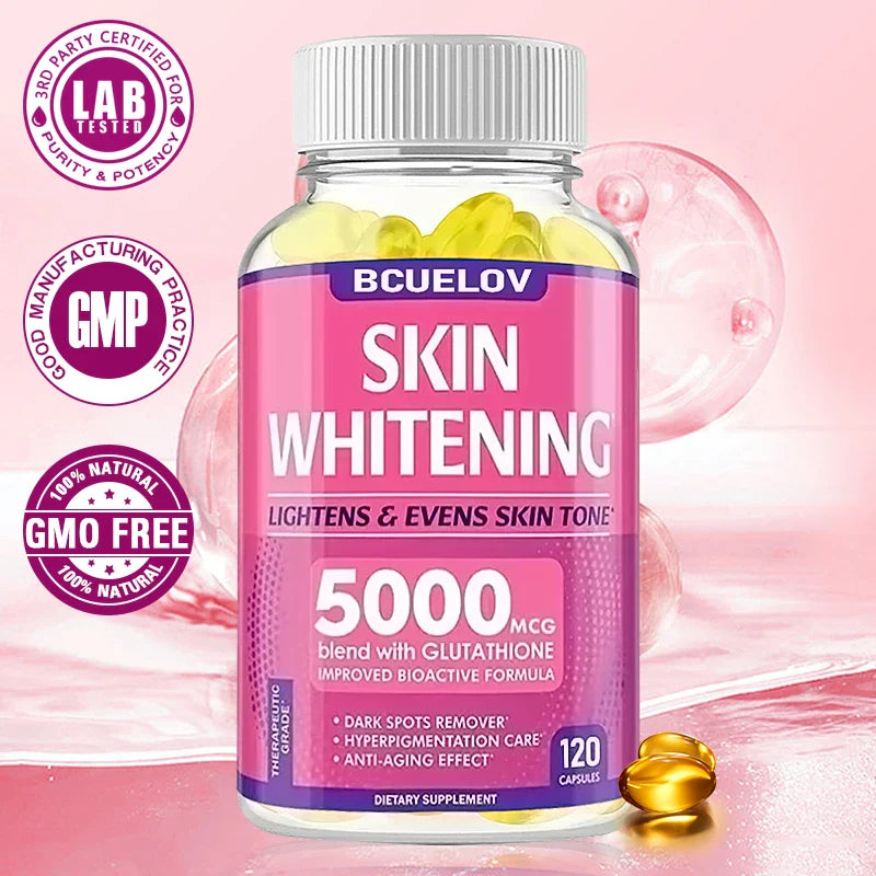 L-Glutathione 5000mcg Brightening & Antioxidant Capsules