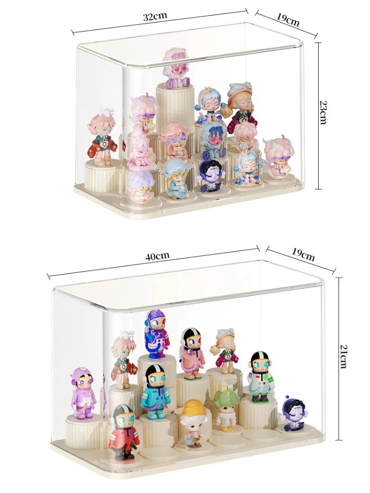 Transparent Acrylic Blind Box Display Rack – Dustproof Desktop