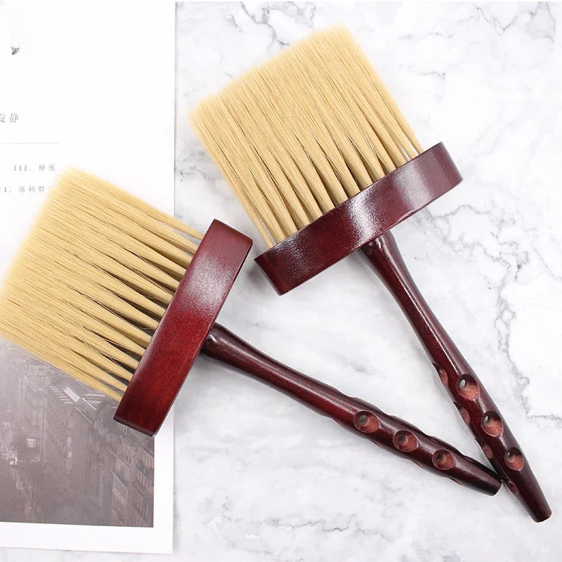 Hairdressing Styling Tool for Barber Salon, Hair Cutting Broken Hair Cleaning Brush, Neck Face Duster, Soft Hair Brush Peaceful Pleasures Health and Wellness