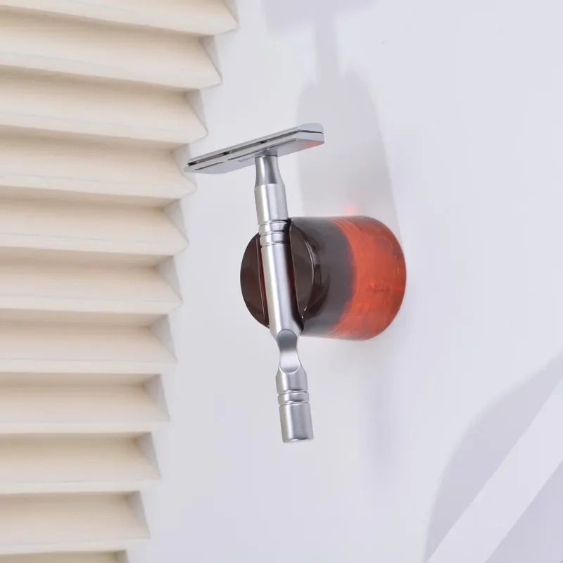 2026 New Arrival！YAQI Moka Express Resin Mens Shaving Razor Holder Stand Peaceful Pleasures Health and Wellness