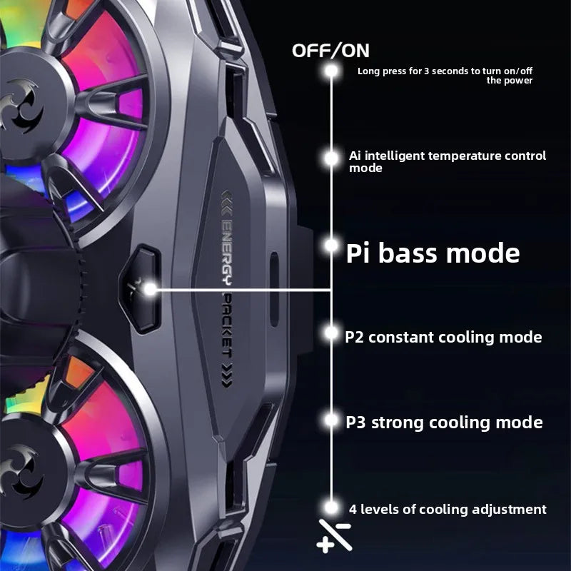 phone cooler gaming portable fan to cool the mobile cooling fan magnetic mobile cooler phone gaming radiator for cell phone fan Peaceful Pleasures Health and Wellness