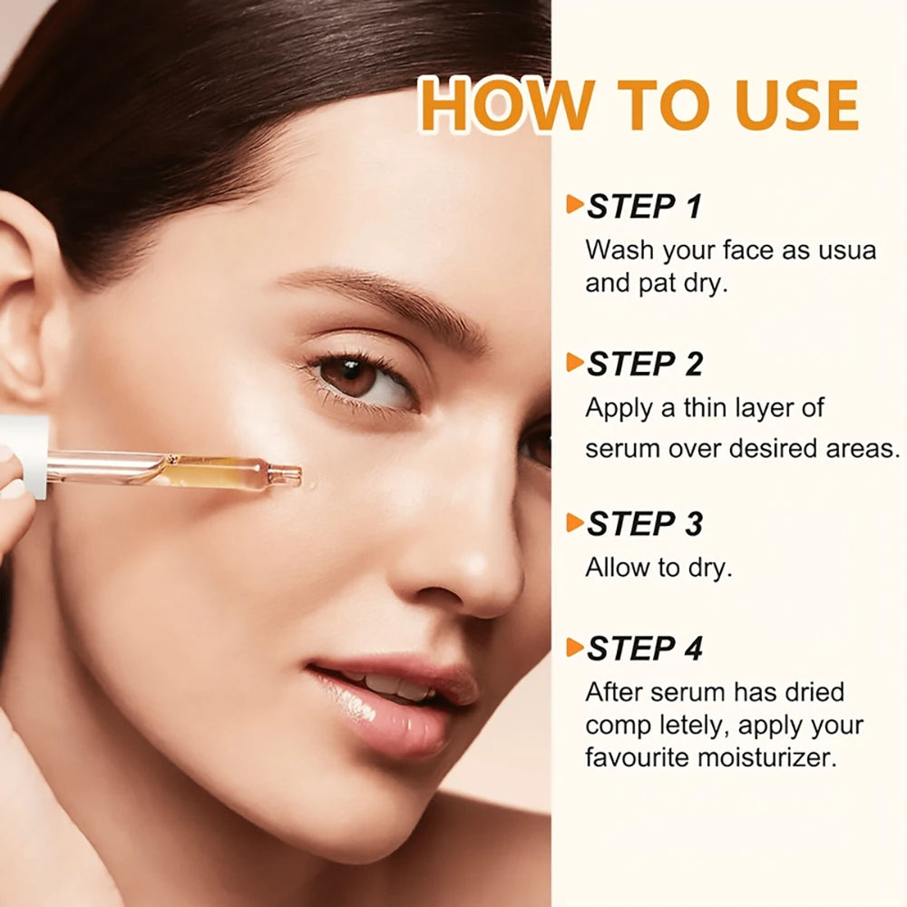 SUYARUN AHA + Vitamin C Serum - Exfoliating Brightening Facial Essence for Dark Spots, Dullness & Uneven Skin Tone. Peaceful Pleasures Health and Wellness