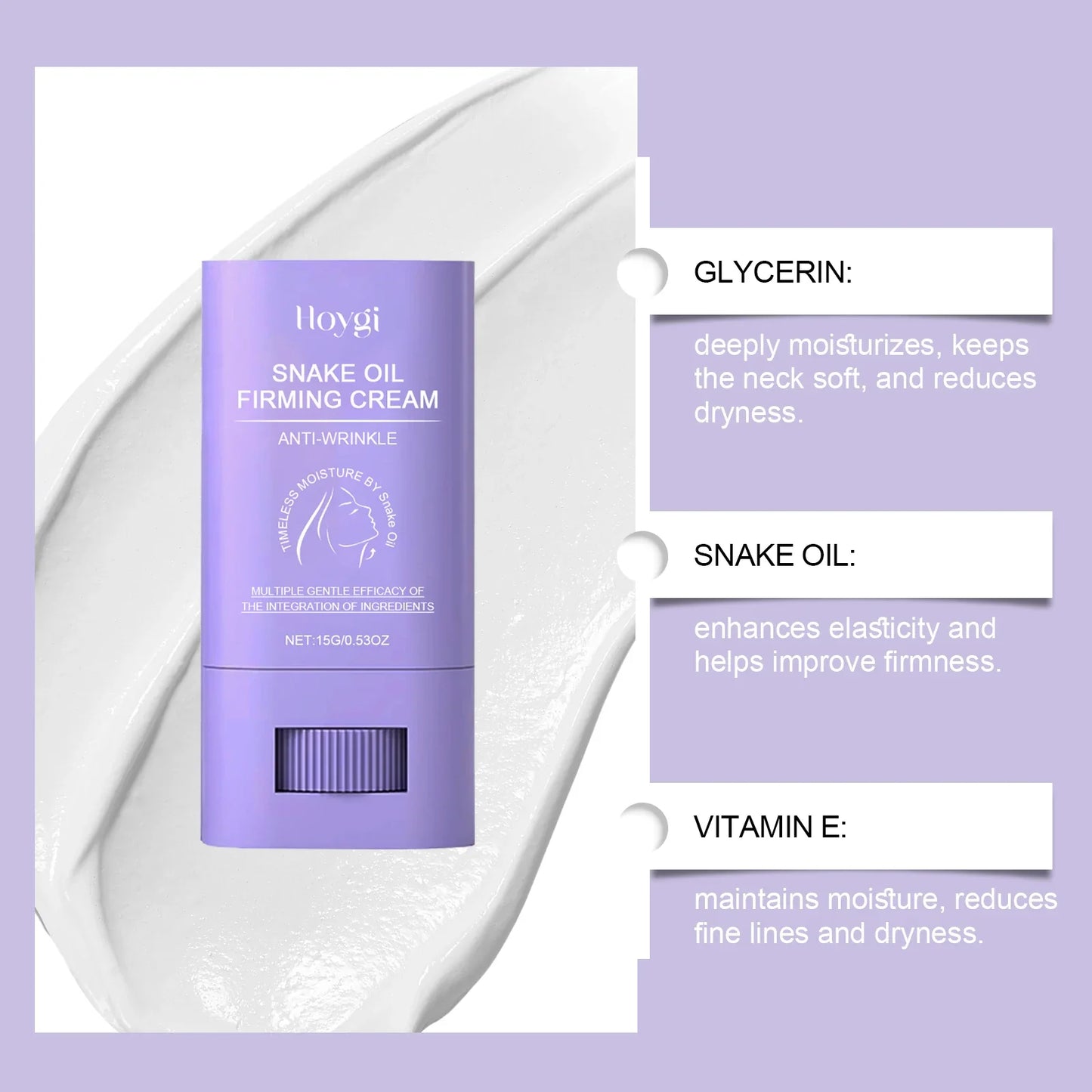 Hoygi Snake Oil Neck Cream – Firming, Lifting & Anti-Aging