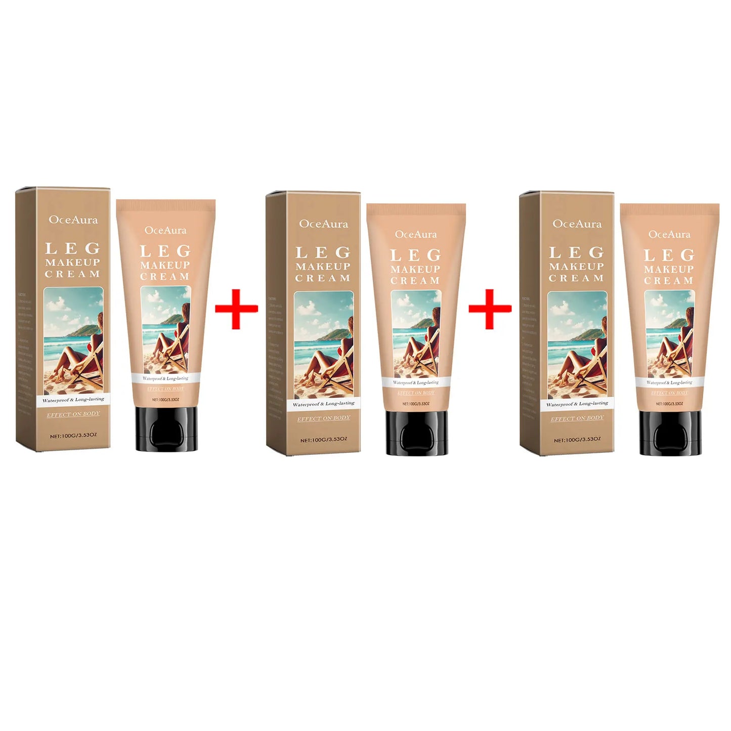 OceAura Leg Makeup Lotion – Waterproof Body Foundation