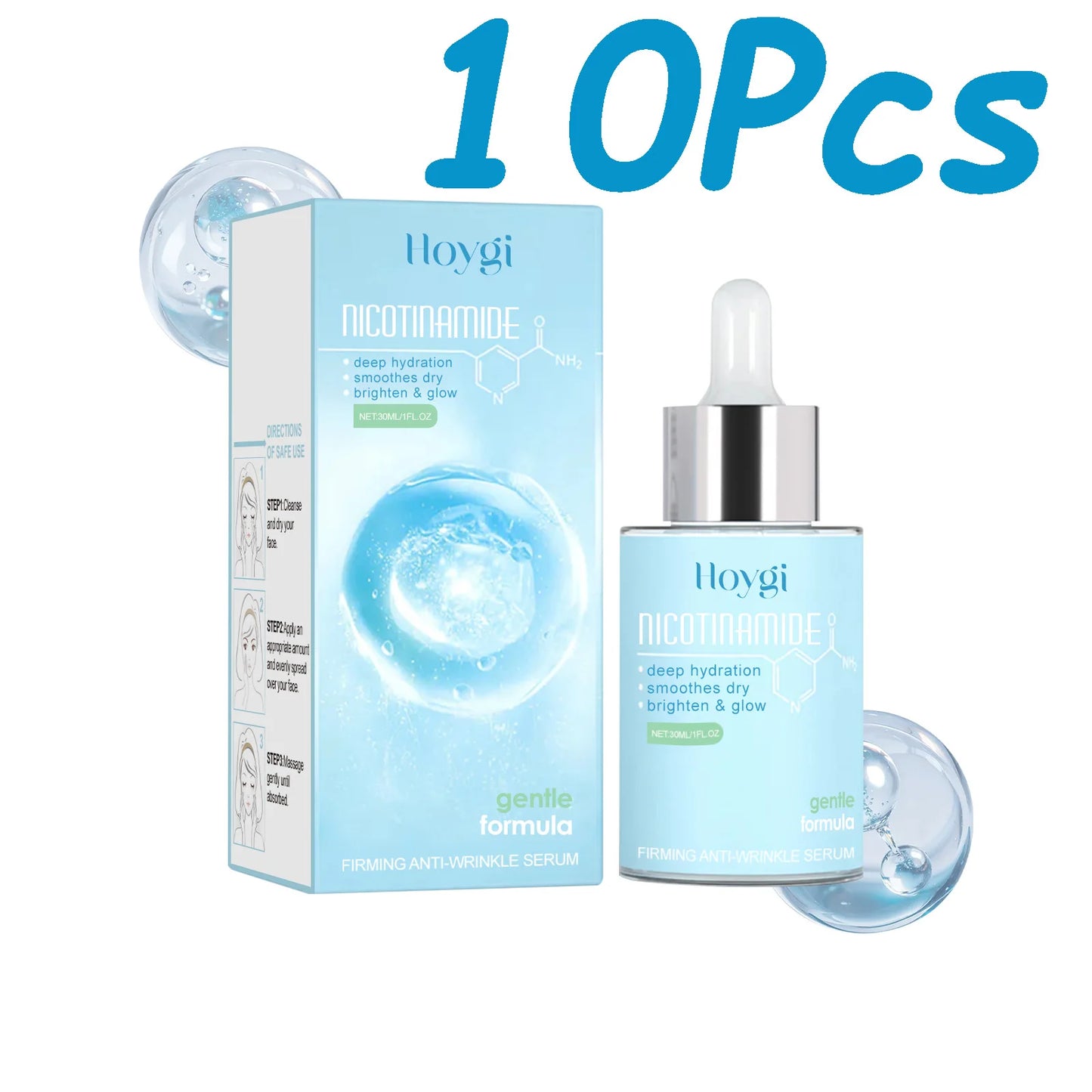 Firming Anti-Wrinkle Face Serum – Niacinamide & Hyaluronic Acid