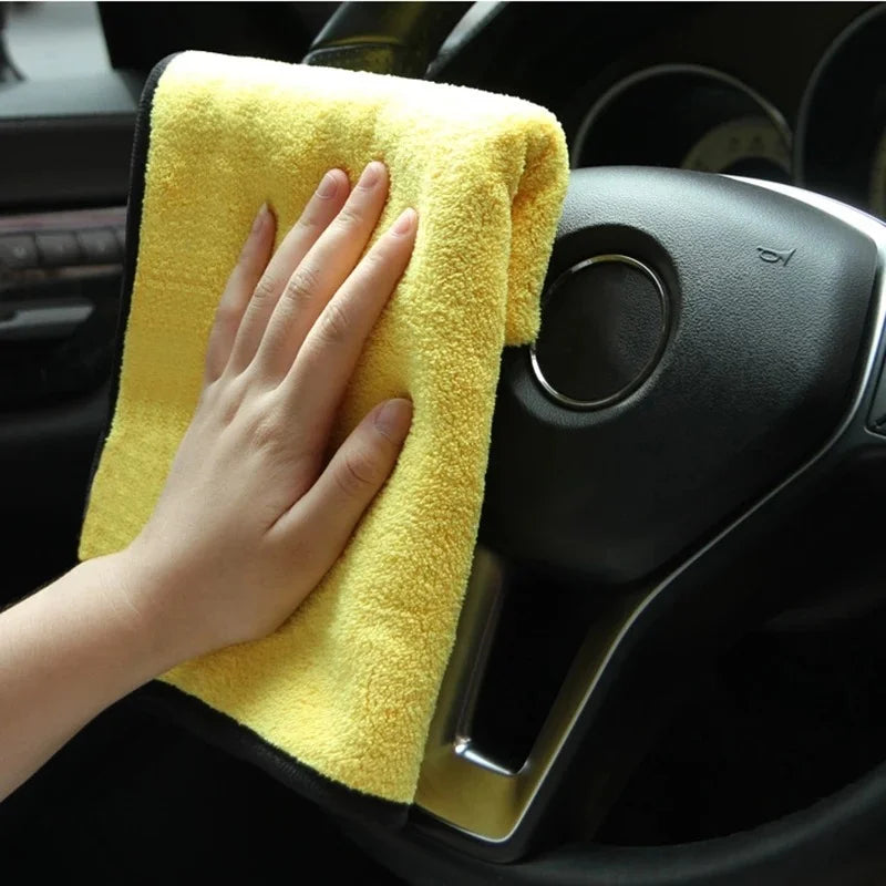 Car Wash Microfiber Towels – Absorbent Polishing Cloths