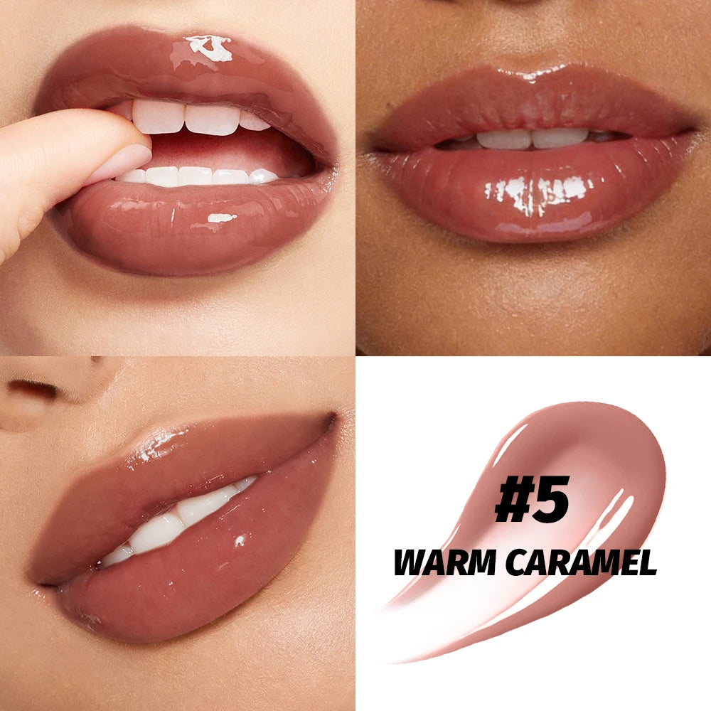 Super Boost Moisturizing & Plumping Lip Gloss Lightweight Mirror Pigmentation Non-Sticky Mirror Shine Nourishing Makeup Cosmetic Peaceful Pleasures Health and Wellness