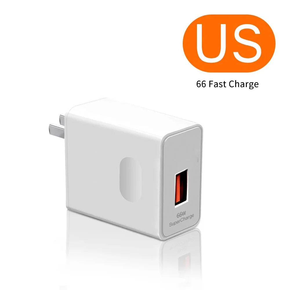 66W Super Fast Charger & 6A USB-C Cable for Huawei Honor