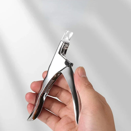 Straight Edge Acrylic Nail Clipper | Guillotine False Nail Cutter Nail Clipper Peaceful Pleasures Health and Wellness