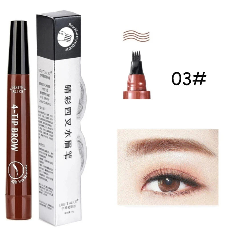 IFANYUO 4-Fork Tip Waterproof Eyebrow Pencil – 5 Colors